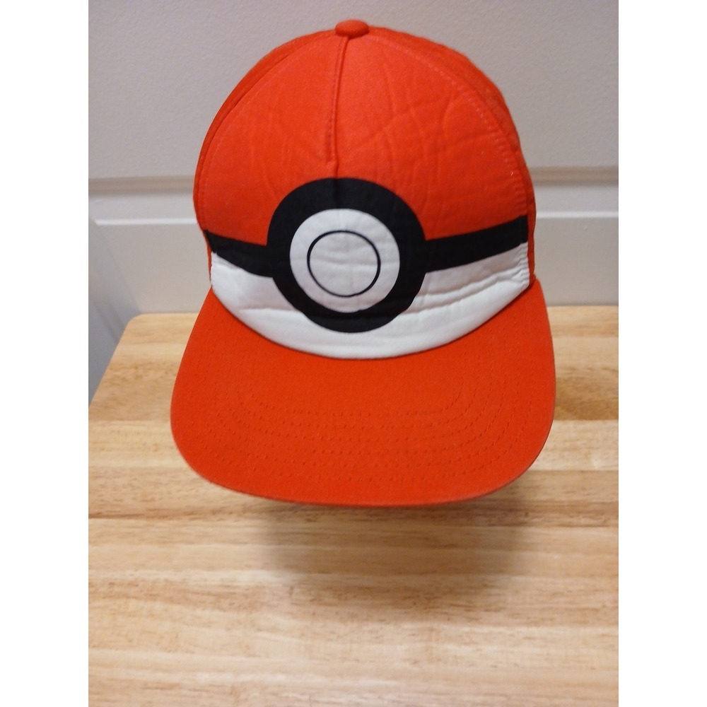 Pokémon Trainer Ash Catch Em All Adjustable Snapback Hat Baseball Cap Poke Ball